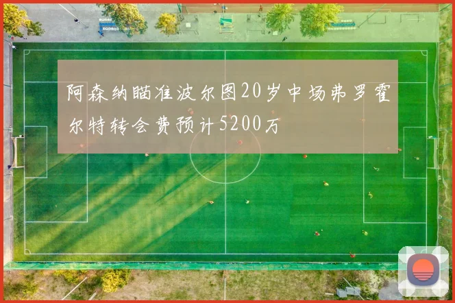 阿森纳瞄准波尔图20岁中场弗罗霍尔特转会费预计5200万